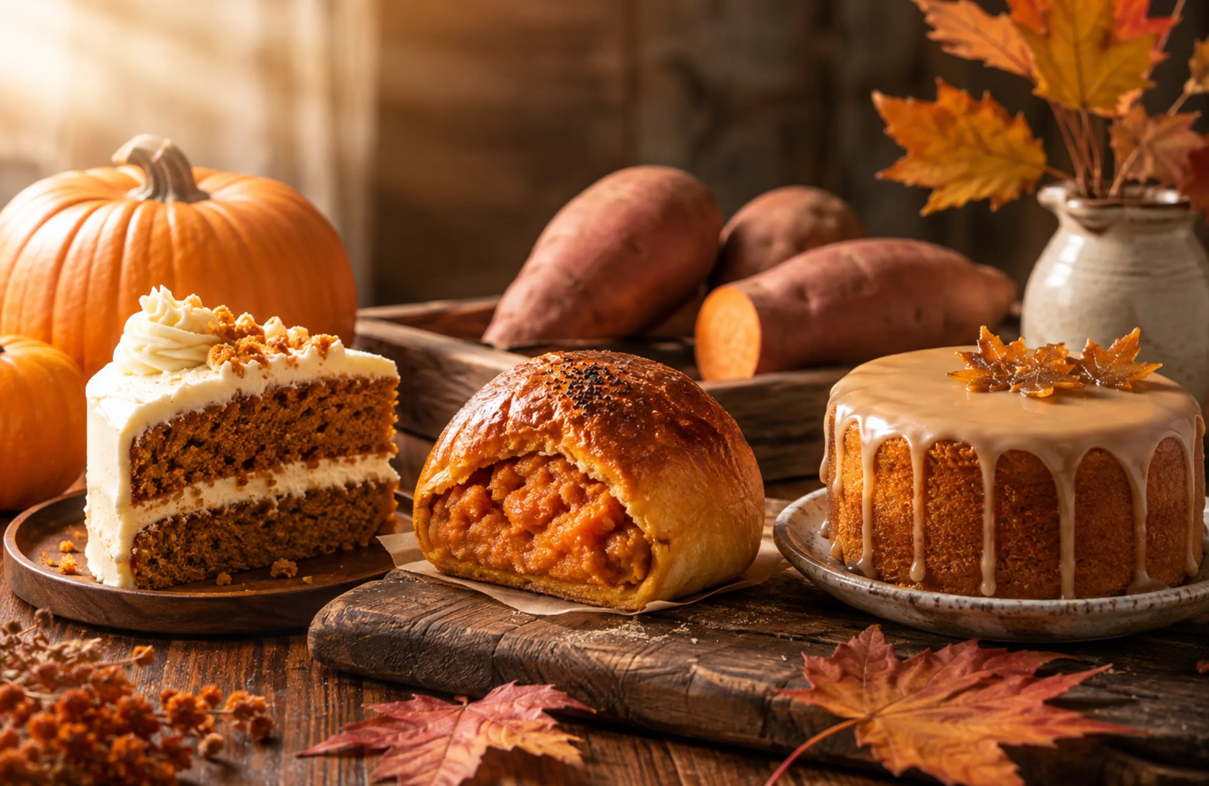 Seasonal Fall Pastries and Baked Goods