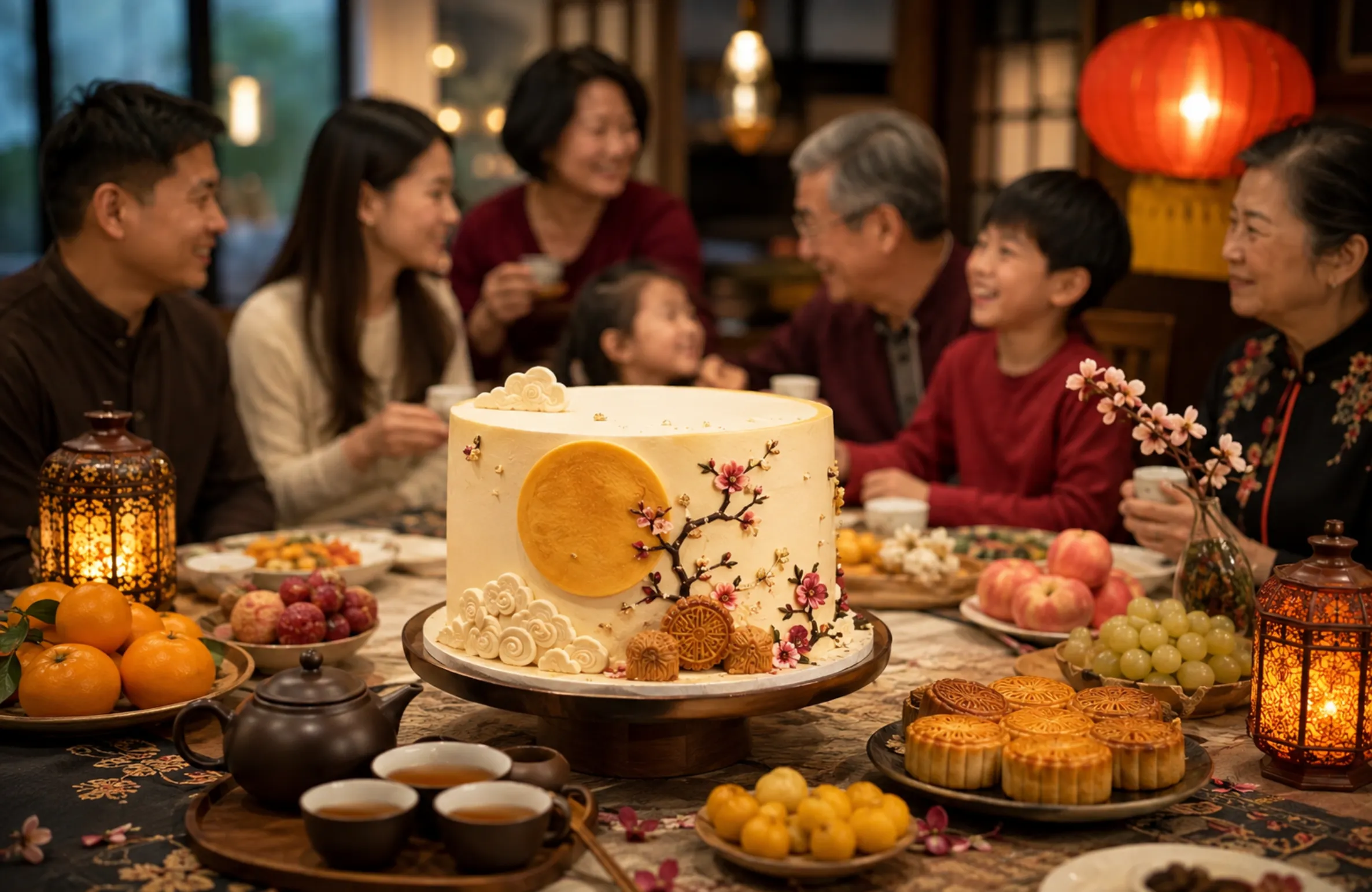 Mid-Autumn and Chuseok Treats in Iowa - Specialty Cakes at TOUS les JOURS